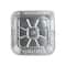 Silver Lining by Durable Packaging Foil Square Cake Pans with Lids, 3ct.